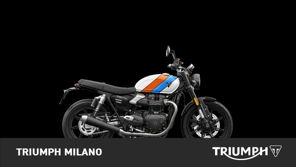 TRIUMPH Speed Twin 900 Pure White/Blue/Orange Abs