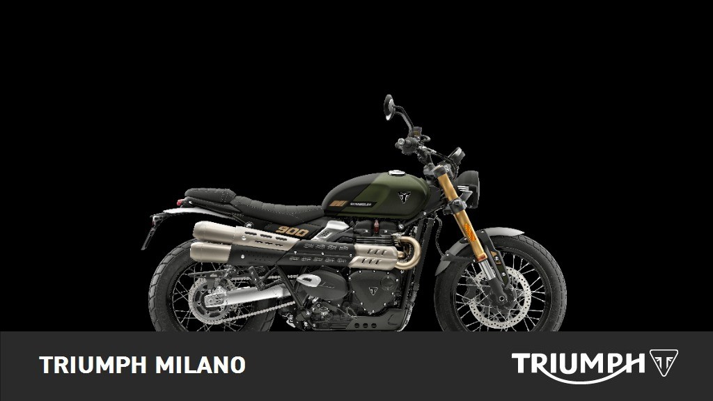 TRIUMPH Scrambler 900 Matt Khaki Green / Matt Phantom Black Abs